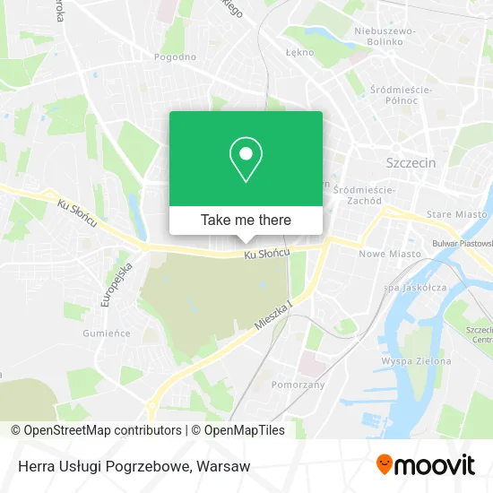 Herra Usługi Pogrzebowe map