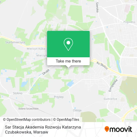 Sar Stacja Akademia Rozwoju Katarzyna Czubakowska map
