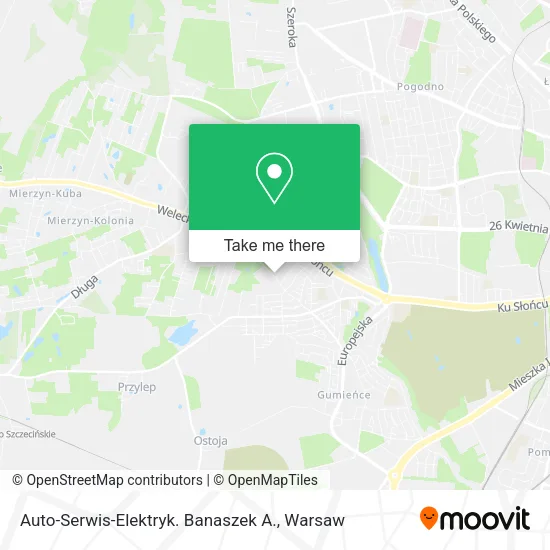Auto-Serwis-Elektryk. Banaszek A. map