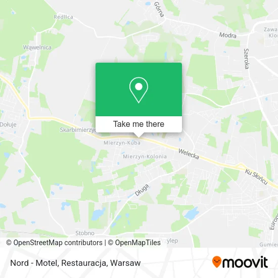 Nord - Motel, Restauracja map