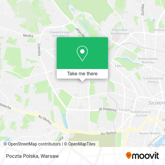 Poczta Polska map