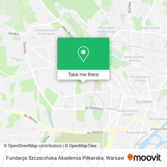 Fundacja Szczecińska Akademia Piłkarska map