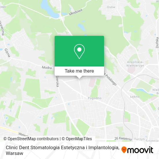 Clinic Dent Stomatologia Estetyczna i Implantologia map
