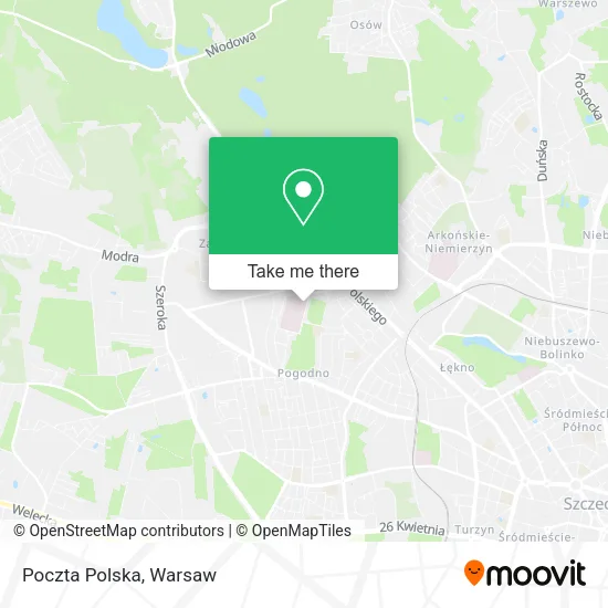 Poczta Polska map