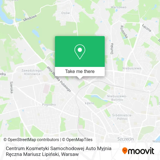 Centrum Kosmetyki Samochodowej Auto Myjnia Ręczna Mariusz Lipiński map