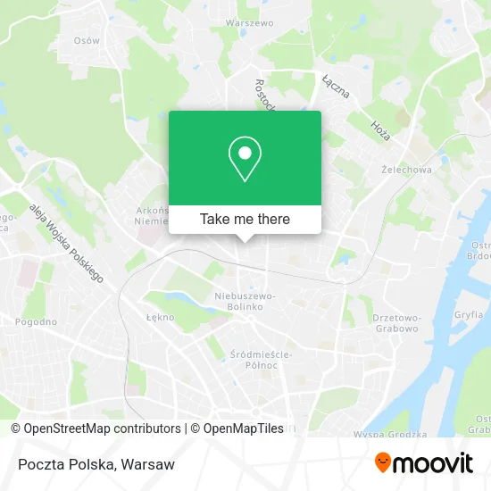 Poczta Polska map