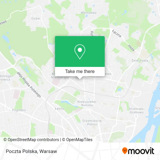 Poczta Polska map