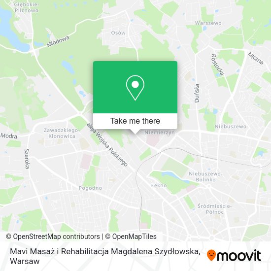 Mavi Masaż i Rehabilitacja Magdalena Szydłowska map