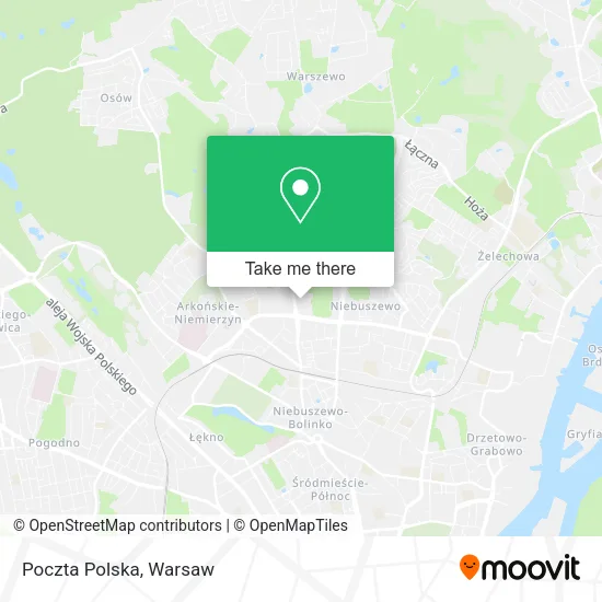 Poczta Polska map