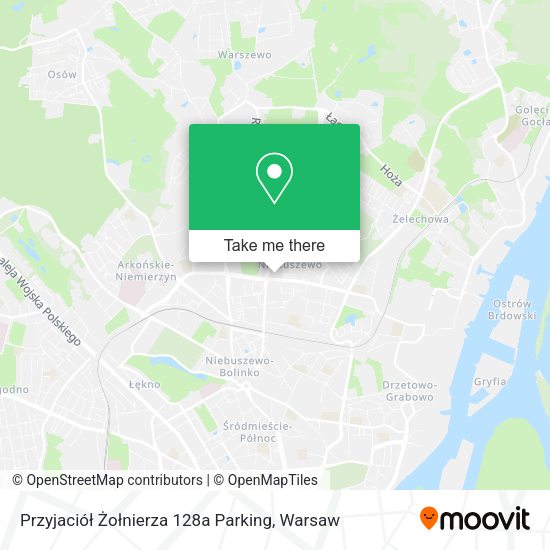 Przyjaciół Żołnierza 128a Parking map