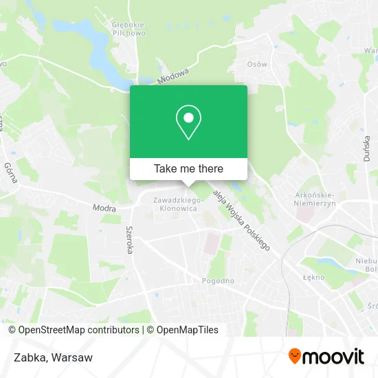 Zabka map