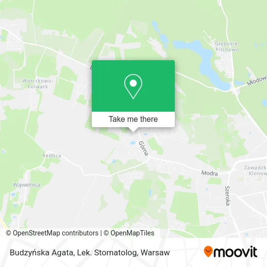 Budzyńska Agata, Lek. Stomatolog map