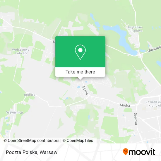 Карта Poczta Polska