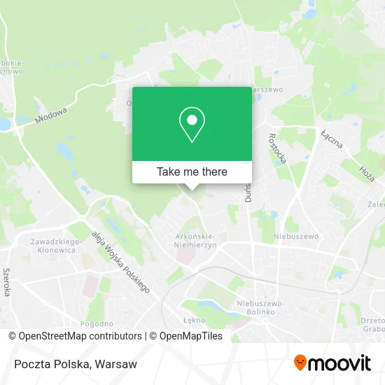 Poczta Polska map