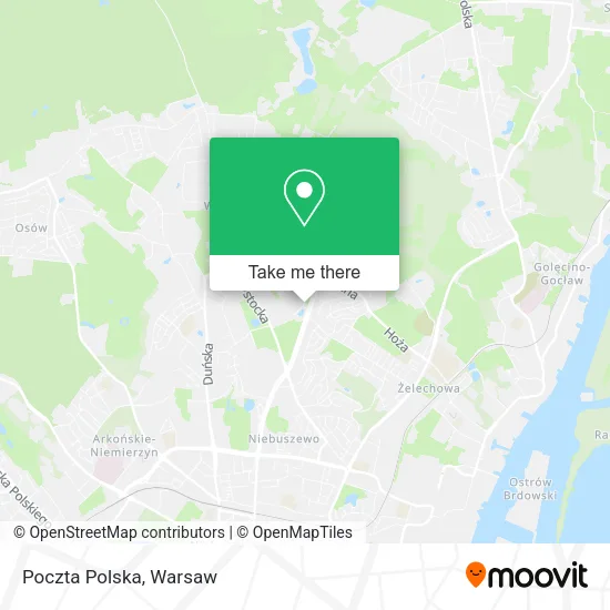 Poczta Polska map