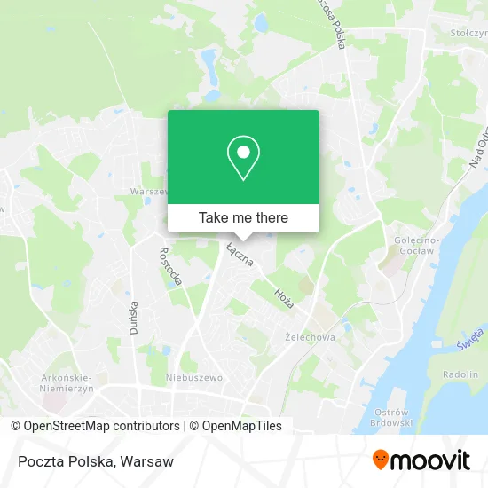 Poczta Polska map