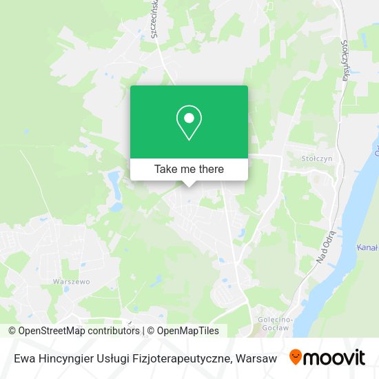 Ewa Hincyngier Usługi Fizjoterapeutyczne map