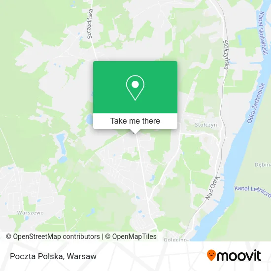Poczta Polska map