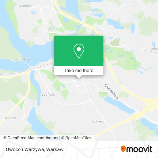 Карта Owoce i Warzywa