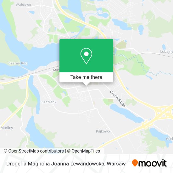 Drogeria Magnolia Joanna Lewandowska map