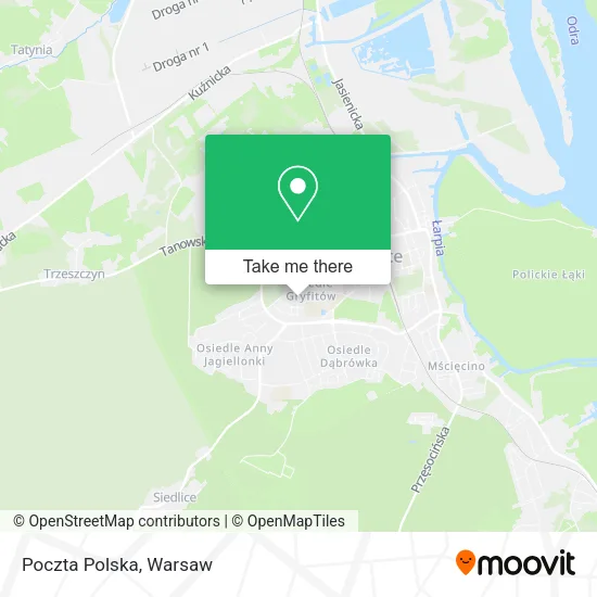 Poczta Polska map