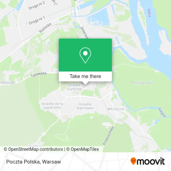 Poczta Polska map