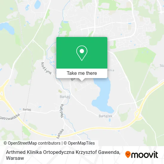 Arthmed Klinika Ortopedyczna Krzysztof Gawenda map