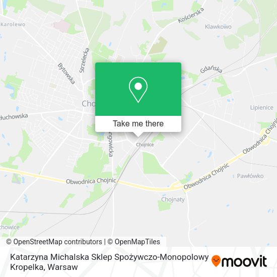 Katarzyna Michalska Sklep Spożywczo-Monopolowy Kropelka map