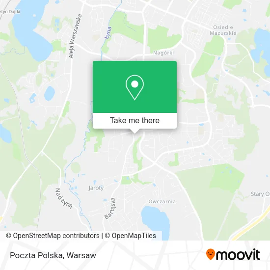 Poczta Polska map