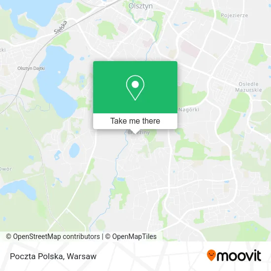 Карта Poczta Polska