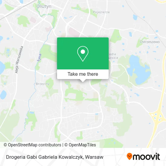 Drogeria Gabi Gabriela Kowalczyk map