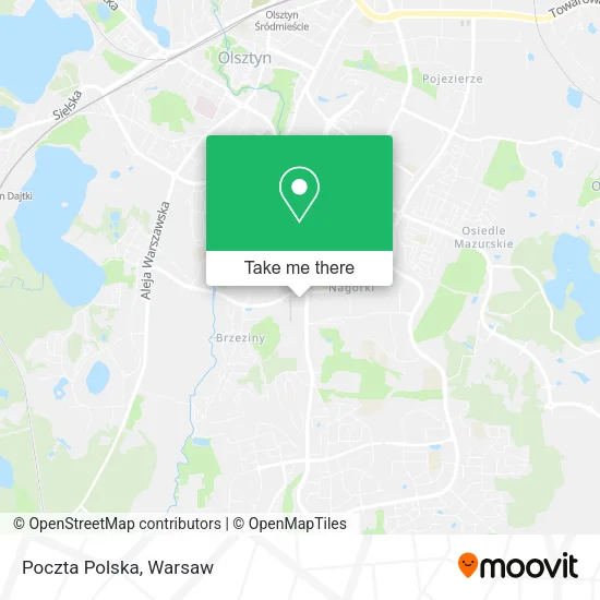 Poczta Polska map