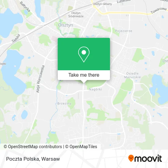 Poczta Polska map