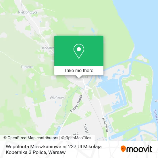 Wspólnota Mieszkaniowa nr 237 Ul Mikołaja Kopernika 3 Police map