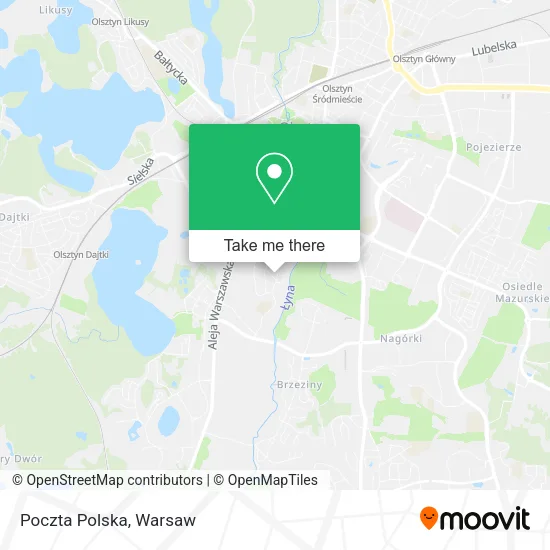Карта Poczta Polska