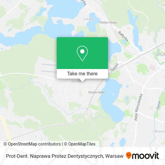 Prot-Dent. Naprawa Protez Dentystycznych map