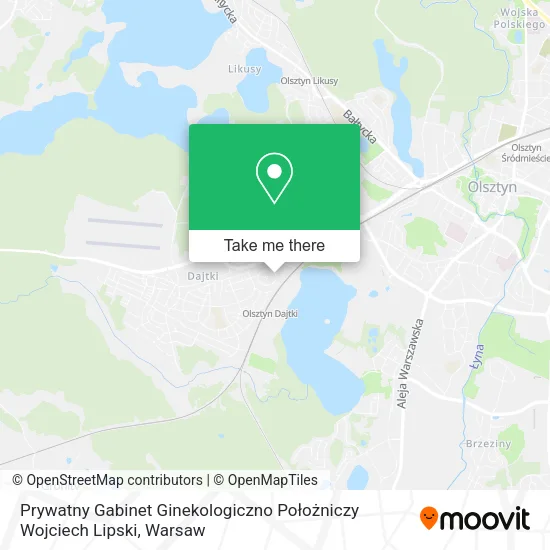 Prywatny Gabinet Ginekologiczno Położniczy Wojciech Lipski map