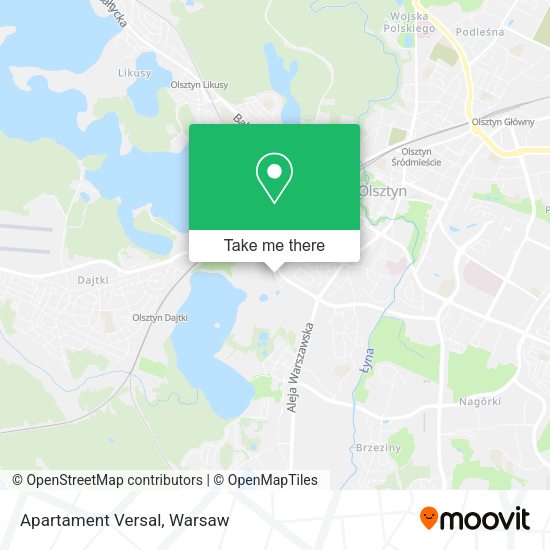 Apartament Versal map