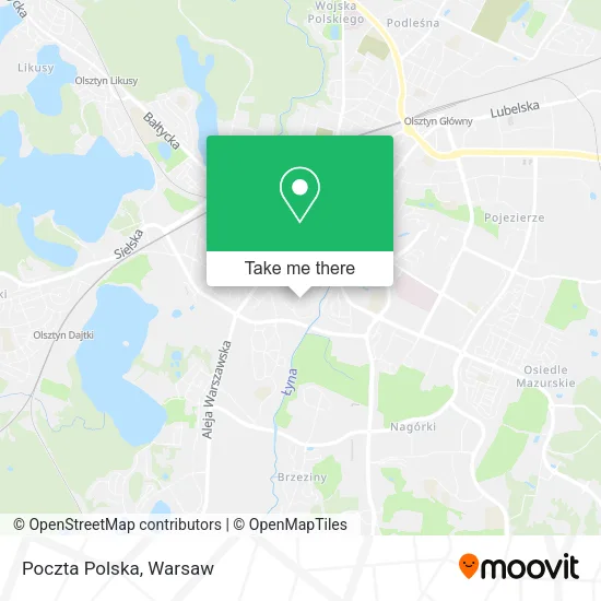Poczta Polska map
