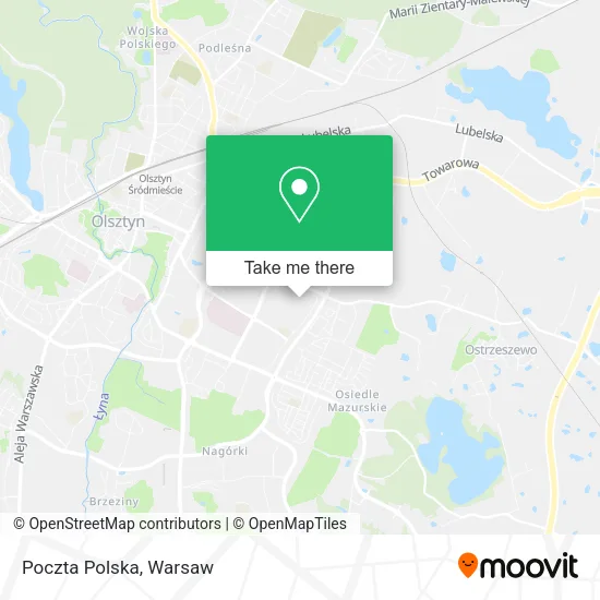 Poczta Polska map