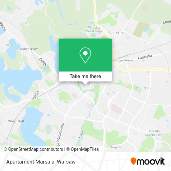 Apartament Marsala map