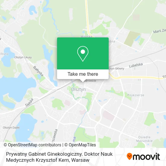 Prywatny Gabinet Ginekologiczny. Doktor Nauk Medycznych Krzysztof Kern map
