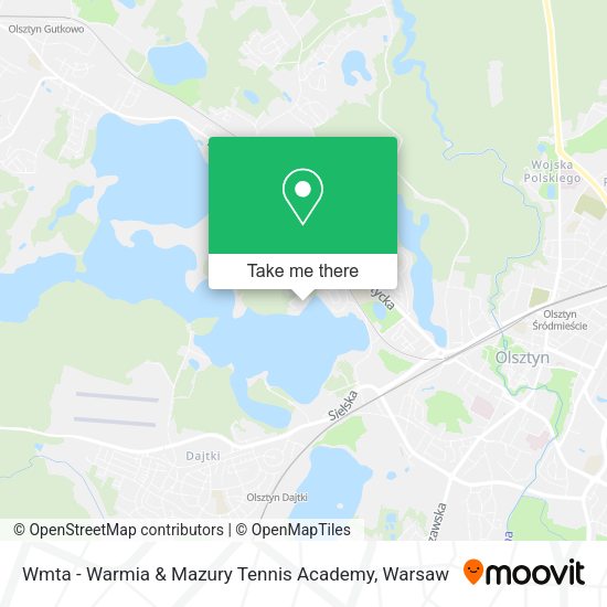 Wmta - Warmia & Mazury Tennis Academy map