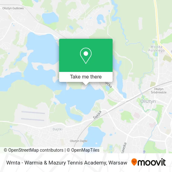 Карта Wmta - Warmia & Mazury Tennis Academy