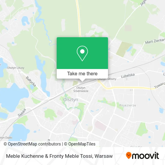 Meble Kuchenne & Fronty Meble Tossi map