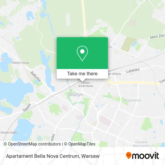 Apartament Bella Nova Centrum map