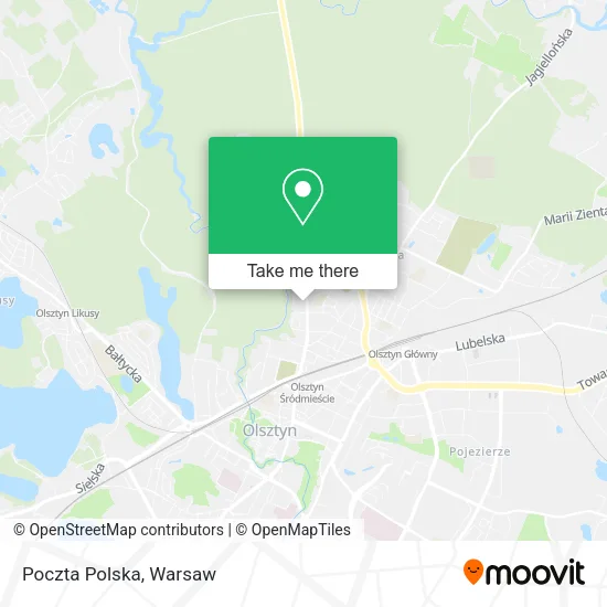 Poczta Polska map