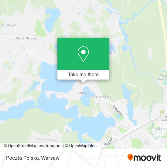 Карта Poczta Polska