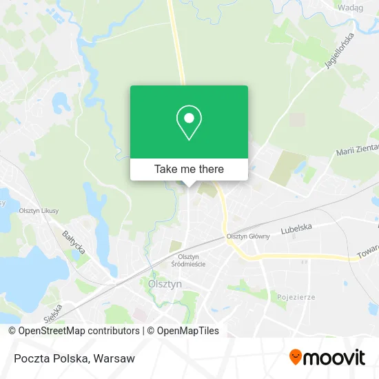 Poczta Polska map