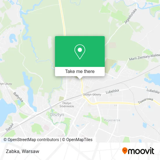 Zabka map